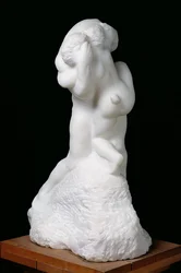 O pecado, c.1900 (mármore)